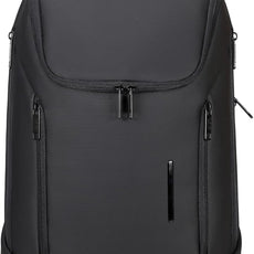 Shockproof Waterproof Laptop Backpack, 17-Inch Anti-Scratch Travel Backpack with Large Storage(Black/Gray/Green) (Black)