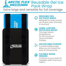 Arctic Flex Large Ice Packs for Injuries Reusable (17