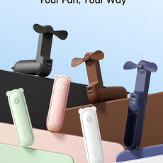 JISULIFE Handheld Mini Fan, 3 IN 1 USB Rechargeable Portable Fan [12-19 Working Hours] with Power Bank, Flashlight, Pocket Design for Travel/Summer/Concerts/Lash, Gifts for Women (Tropical Coral)