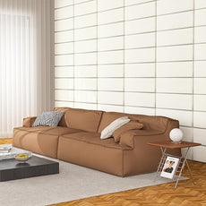 Art3d Peel and Stick Headboard for Full in Velvet Stone, Pack of 6 Panels Sized 9.84