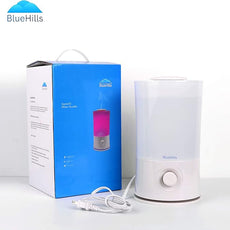 BlueHills Premium 2000 ML XL Large Essential Oil Diffuser Aromatherapy Humidifier for Large Room Home 40 Hour Run Huge Coverage Area 2 Liter Extra Large Capacity Huge Diffuser High Mist White E001
