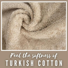 Personalized Towels, Hotel & Spa Quality, Super Soft, Highly Absorbent, Bathroom Sets, 100% Cotton Monogrammed towels 3 Piece Towel Set, Includes 1 Bath Towels, 1 Hand Towels, 1 Washcloths, Beige