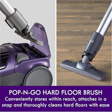 Kenmore 600 Series Pet Friendly Lightweight Bagged Canister Vacuum with Pet PowerMate, Pop-N-Go Brush, 2 Motors, HEPA Filter, Aluminum Telescoping Wand, Retractable Cord and 4 Cleaning Tools, Purple