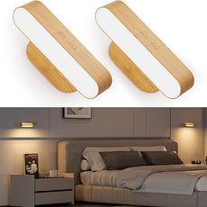 Battery Operated Wall Sconces, Wireless LED Wall Sconce Set of Two for Bedroom, Rechargeable Wall Lights for Picture, 5 Modes Dimmable Wall Lamps for Living Room, 2 Pack