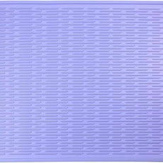 Silicone Dish Drying Mat for Multiple Usage,Easy clean,Eco-friendly,Heat-resistant Silicone Mat for Kitchen Counter or Sink,Refrigerator or Drawer Liner Light Purple 2XL 24 inches x 18 inches