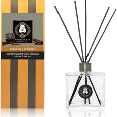 Rainier’s Gifts Reed Diffuser Set (Tobacco & Bourbon) - Scented Oil Diffuser Sticks - Home Fragrance Aromatherapy Air Freshener 6.5 fl oz