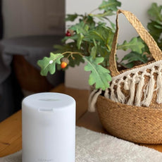 ASAKUKI Essential Oil Diffuser, 5-in-1 Quiet Humidifier, Home Fragrance Aroma Diffuser with 7 LED Color Changing Light and Auto-Off Switch (Pure White)