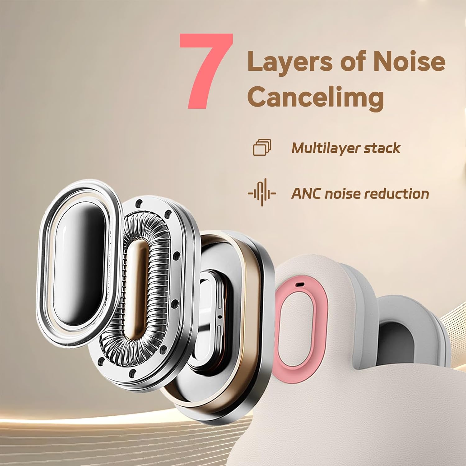 Neck Pillow for Travel U-Shape with Bluetooth Headset Airplane Pillow for Head Support Traveling Music Pillow for Home During Flight