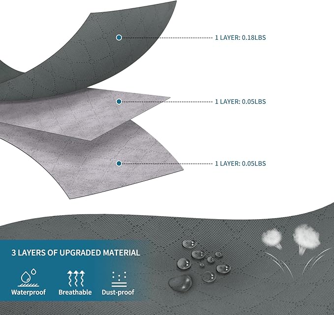 Large Storage Bags, 4 Pack Clothes Storage Bins Foldable Closet Organizers Storage Containers with Durable Handles Thick Fabric for Blanket Comforter Clothing Bedding 90 L (Gray)