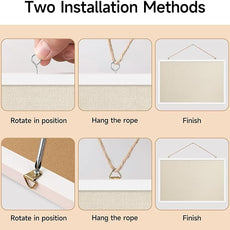 24x36 Inch Cork Board for Wall Hanging with Linen, Bulletin Board with Push Pins, Mounted Memo Message Board for Home Office Decor, Dorm Room Essentials, Classroom Organization