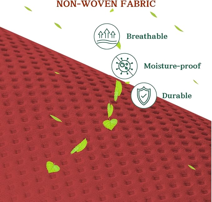 Christmas Over The Door Organizer 5 Tiers, Extra Large Behind Door Storage of 10 Compartments, 80 lbs Weight Capacity Hanging Storage Organizer with Clear Window Kids Toys, Shoes, Diapers, Red