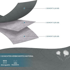 Large Storage Bags, 2 Pack Clothes Storage Bins Foldable Closet Organizers Storage Containers with Durable Handles Thick Fabric for Blanket Comforter Clothing Bedding 90 L