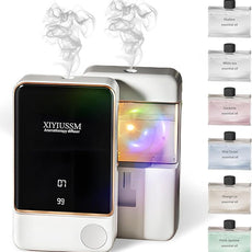 Waterless Essential Oil Diffuser for Home & Office Cordless Battery Operated Aroma Diffuser with 7 Mist Levels, Ultrasonic Air Freshener for Large Rooms Bedroom Bathroom Car Small & Portable