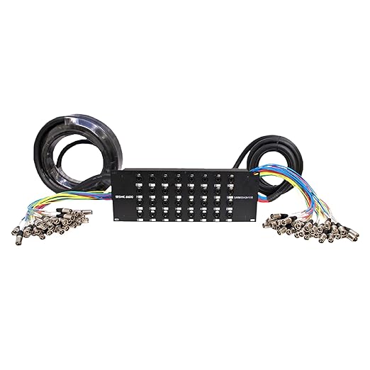 Seismic Audio - SARMSS-32x1530 - 32 Channel XLR TRS Combo Splitter Snake Cable - 15' and 30' XLR trunks