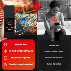 Bluetooth Wireless Meat Thermometer with App, Touch Screen, Audible Alarm, 2 Probes, 800ft Range & Rechargeable Base, Kitchen Food Thermometer for Cooking, BBQ, Smoker | Stocking Stuffers for Men