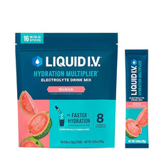 Liquid I.V.® Hydration Multiplier - Guava | Electrolyte Powder Drink Mix | 1 Pack (16 Servings)