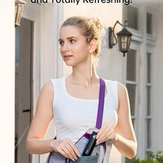 JISULIFE Handheld Mini Fan, 3 IN 1 USB Rechargeable Portable Fan [12-19 Working Hours] with Power Bank, Flashlight, Pocket Design for Travel/Summer/Concerts/Lash, Gifts for Women (Black)