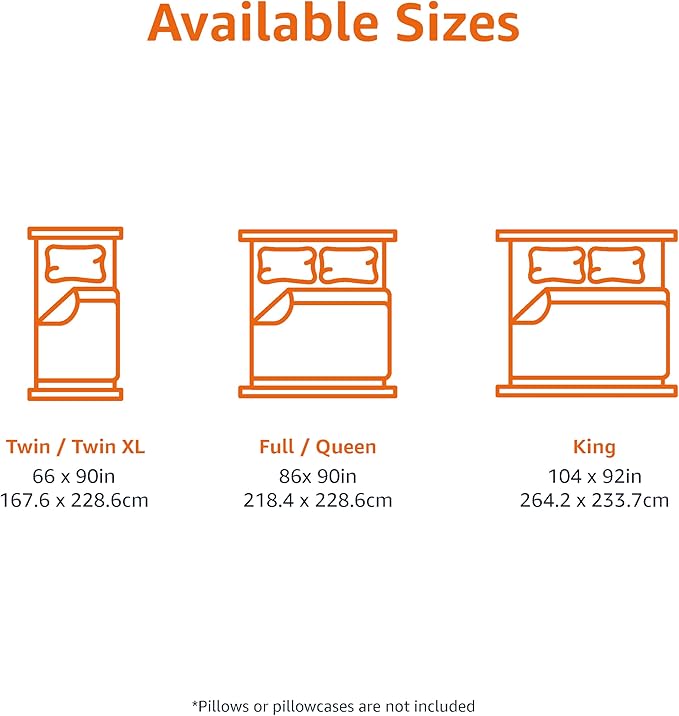 Amazon Basics Lightweight Microfiber Comforter Sets, 5 Pieces, Green, Floral, Twin/Twin XL