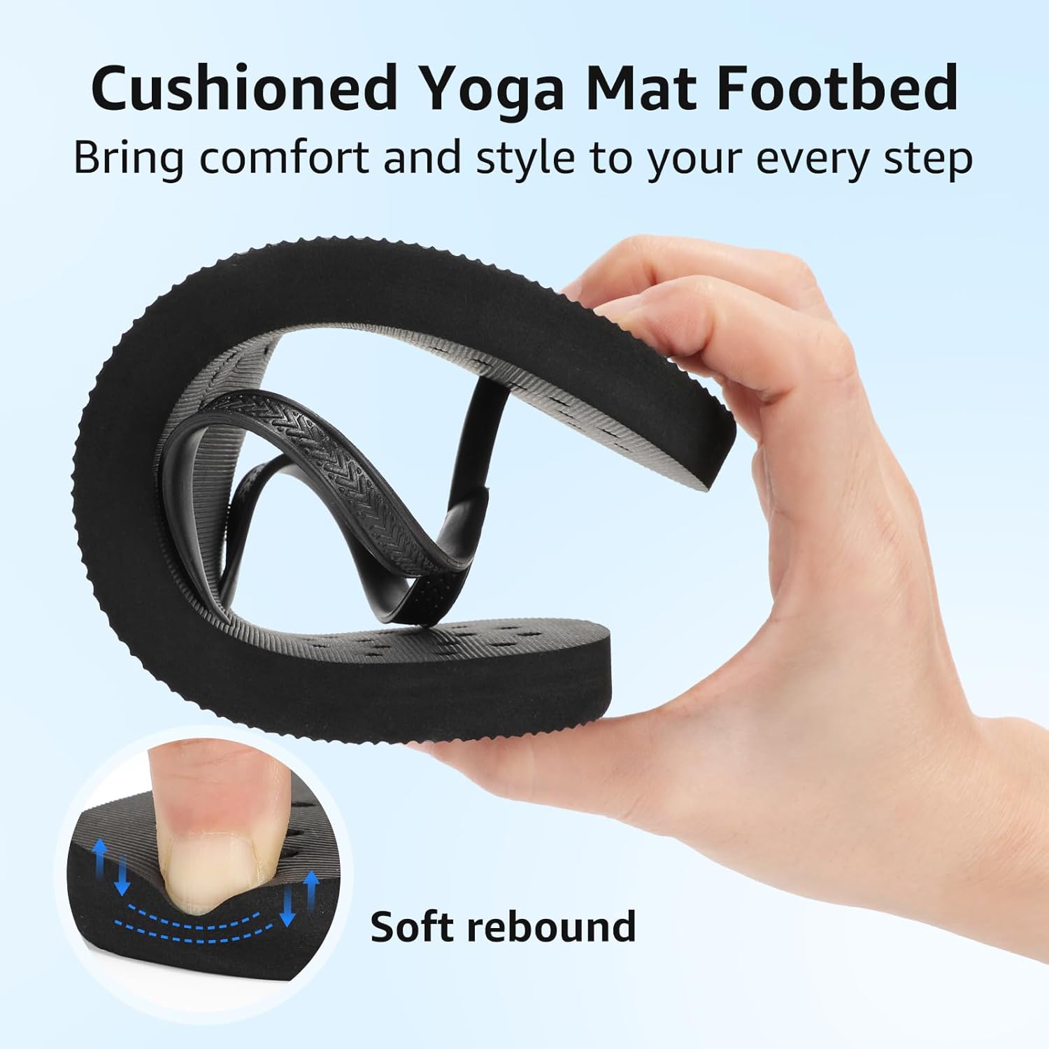 STQ Shower Shoes Women Quickly Dry Arch Support Flip Flops Non Slip Beach Pool Dorm Thong Sandals with Drain Holes