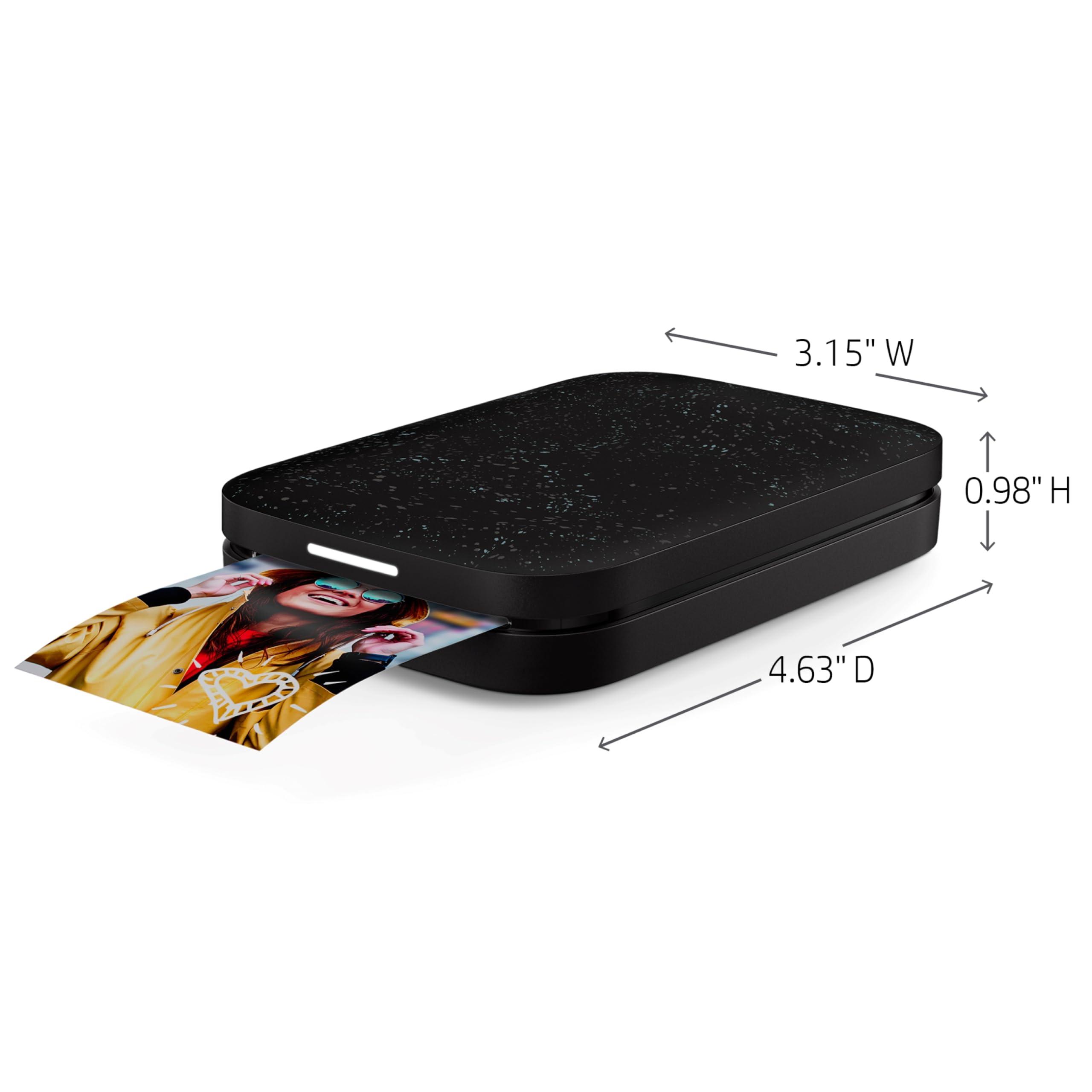 HP Sprocket Portable 2x3 Instant Photo Printer (Lilac) Print Pictures on Zink Sticky-Backed Paper from Your iOS & Android Device.