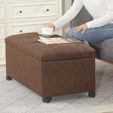 Joveco Storage Ottoman Bench 35