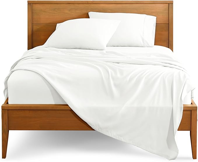 Bare Home Full Sheet Set - Luxury 1800 Ultra-Soft Microfiber Full Bed Sheets - Double Brushed - Deep Pockets - Easy Fit - 4 Piece Set - Bedding Sheets & Pillowcases (Full, Cream) BareHome
