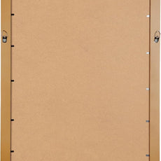 Kate and Laurel Holbrook Glam Framed Scallop Fabric Pinboard, 15 x 24, Gold, Decorative Modern Scalloped Bulletin Board for Use as Vision Board or Wall Organization