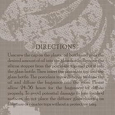 Zodax Grand Casablanca Reed Diffuser - Home Fragrance Oil Diffuser Ideal for Living Room, Bathroom, Office - Porcelain Flower Design - Gift Box Packaging Included - Versailles Tuberose - 1.69 Oz.