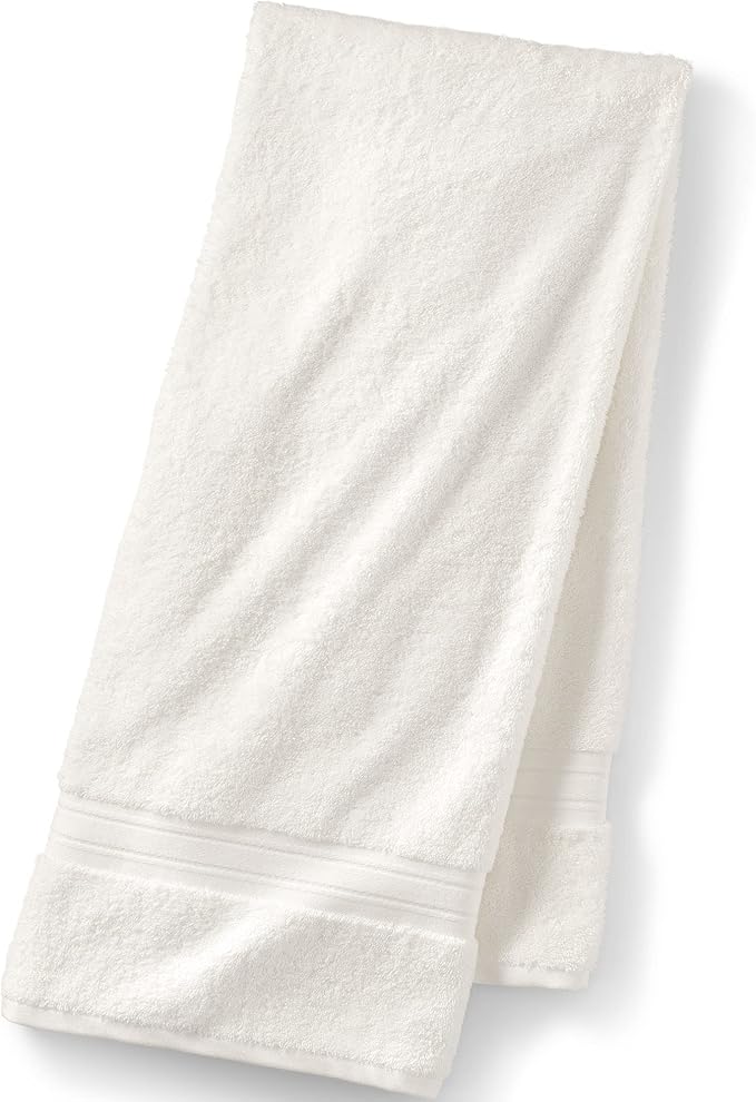 Lands' End Supima Towel Ivory Bath- Bath Sheet