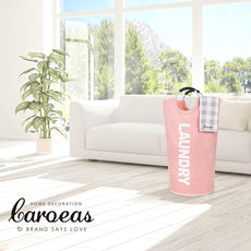 Caroeas 90L Laundry Basket (13 Colors), Waterproof Laundry Hamper, Laundry Bag with Padded Handles, Clothes Hamper Stands Up Well, Collapsible Laundry Basket Easy Storage