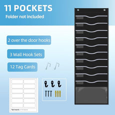 11 Pockets Hanging Wall File Organizer 15