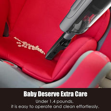 Handheld Vacuum Cordless, Lightweight 1.4lb with Powerful Suction, Charging Dock, Single Touch Empty and Detachable Dust Cup (Frosted Silver)