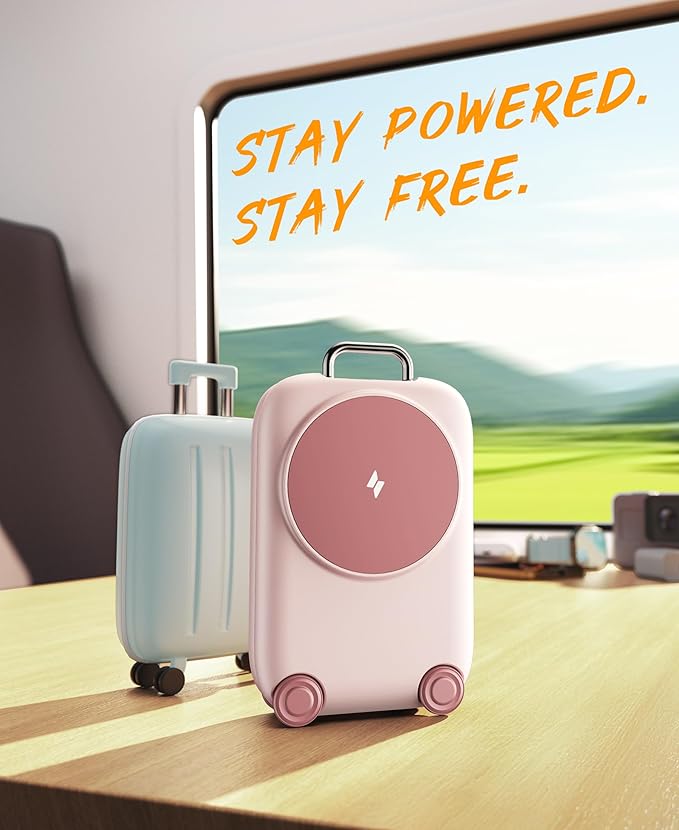PaktVault 2025 Traveling Fast Wireless Charging Station for Apple Devices, Magnetic 3 in 1 MagSafe Charger Stand for iPhone 17 16 15 14 13 12 Pro Max Plus Air, Apple Watch&Air pods Pro, Pk