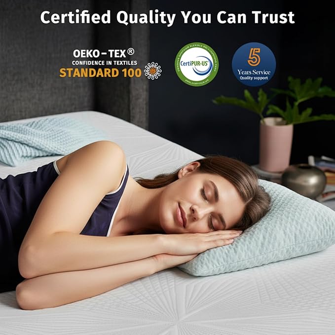 Ballad 3 Inch Gel Memory Foam Mattress Topper King Size, High Density Cooling Pad with Premium Removable Cover, Pressure Relief Bed Topper, (CertiPUR-US & Oeko-Tex Certified)