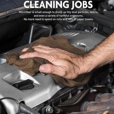 Fantasticlean Microfiber Cleaning Cloth Roll -75 Pack, Tear Away Microfiber Towels, 12