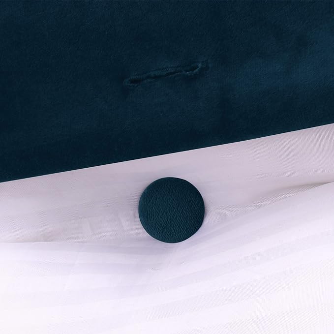 Wedge Headboard Bolster Pillow Reading Pillows for Sitting in Bed Adult，Small Velvet Triangular Cushion Backrest Lumbar Back Support Upholstered Daybed Sit Up Book Pillows（Darkblue, Small）