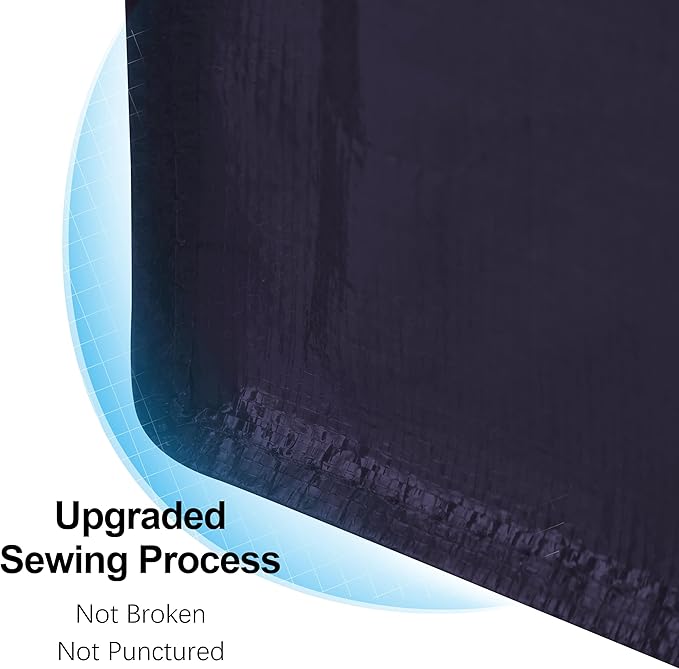 6 Pack Heavy Duty Extra Large Moving Bags W/Backpack Straps - Strong Handles & Zippers, Storage Totes For Space Saving, Fold Flat, Alternative to Box and Bin (40 gal, Blue)