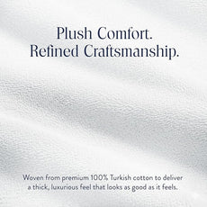 Brooklinen Super-Plush Bath Sheet and Hand Towel Set - 2 Bath Sheets 2 Hand Towels - Cotton, Highly Absorbent (Solid White)
