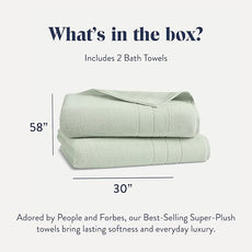 Brooklinen Super-Plush Bath Towels (Aloe)