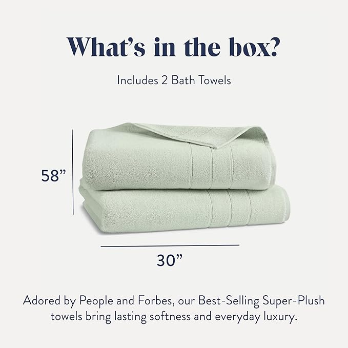 Brooklinen Super-Plush Bath Towels (Aloe)