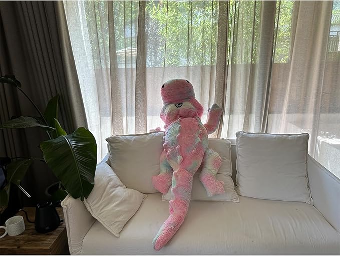 Hofun4U Alligator Plush Pillow, 67 inch Alligator Stuffed Animal, Home Decoration Christmas Valentine’s Birthday Gift for Boys Girls Adults Kids