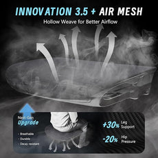 High-Back Ergonomic Mesh Office Chair, Modern Executive Desk Chair with 4D Armrests Computer Task Chair (Black Mesh Dual Lumbar Support)