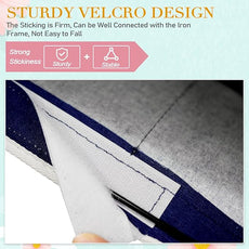 Bedside Storage Caddy/Bedside Hanging Storage Bag for Headboards Bunk Beds Dorm Rooms Book Phone Magazine Holder (Navy Blue)