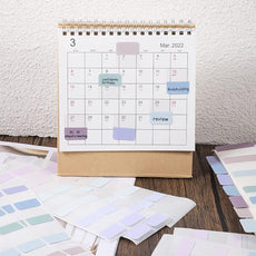 360 Pcs Sticky Index Tabs, Colored Book Sticky Tabs for Notebooks, Repositionable Page Tabs for Notebooks File Classification,12 Colors (1 Inch, 1.8×1 Inch)