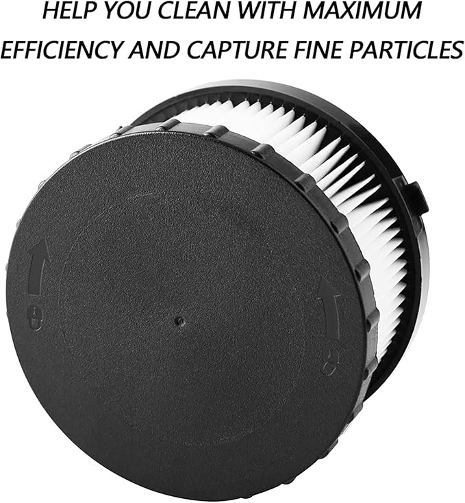 2 Pack HEPA Filter Replacement Compatible with DEWALT Wet Dry Vacuum DC5151H DC515 DCV517 DCV517B-with 2 Cleaning Brushes by Beilan