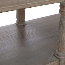 chairus Shoe Rack Bench Storage Vintage Bedroom Padded Bench Seat End of Bed, Fabric Tufted Farmhouse French Entryway Bench with Wood Legs for Hallway Foyer, Gray