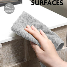 Fantasticlean Microfiber Cleaning Cloth Roll -75 Pack, Tear Away Microfiber Towels, 12