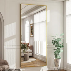 BEAUTYPEAK Full Length Mirror with Stand, 65