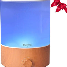 BlueHills Premium 4000 ML XL Essential Oil Diffusers - 70 Hour Run Aromatherapy Diffuser & Air Humidifier Mist for Large Room 7 LED Colors Oil Big Diffuser Essential Oils for Home w/Auto Shut Off E403
