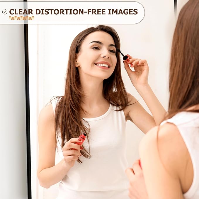 46"x76" Extra Large Arched Full Length Mirror - Leaning Mirror Arch Wall-Mounted Mirrors - Aluminum Alloy Frame Modern Simple Home Decor - for Living Room Bedroom Cloakroom